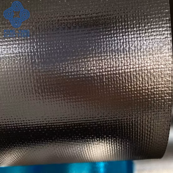 Thermal Insulation Flame Retardant Water Proof Air Duct Flexible Hose Heat Reflective Aluminum Foil Coated Glass Fiber