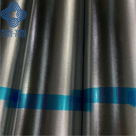 Thermal Insulation Flame Retardant Water Proof Air Duct Flexible Hose Heat Reflective Aluminum Foil Coated Glass Fiber